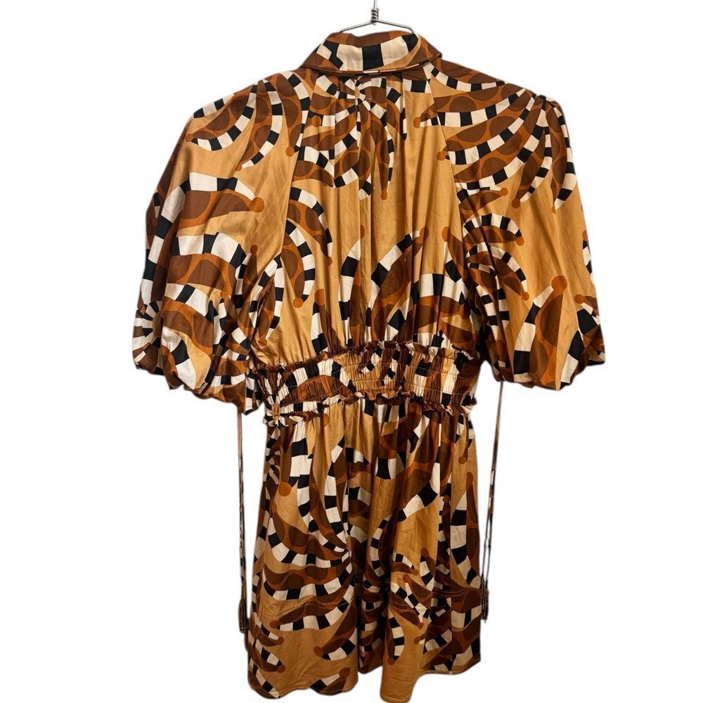 Farm Rio Bananada Button-Down Mini Dress XS - Picture 4 of 7